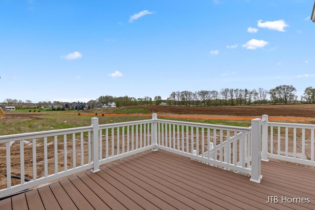 3432 Conrail Dr, Byron Center, MI 49315 - deck featuring a view of countryside