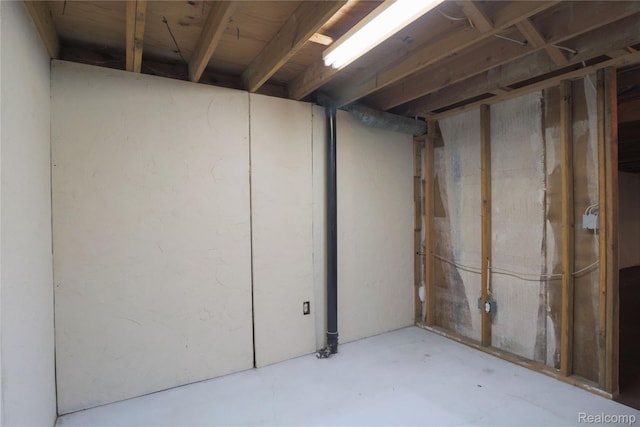 6868 Vachon Dr, Bloomfield Hills, MI 48301 - view of unfinished basement