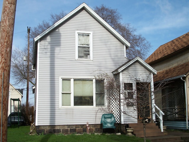 view of rear view of house