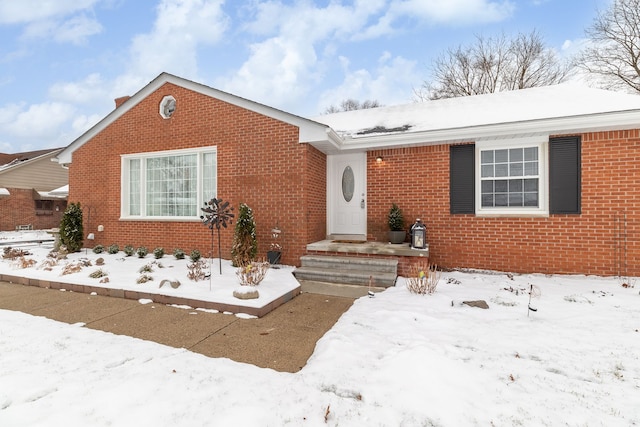 view of front of property