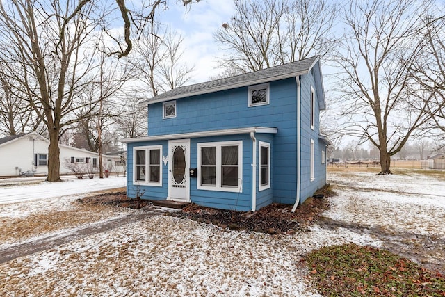 view of front of home