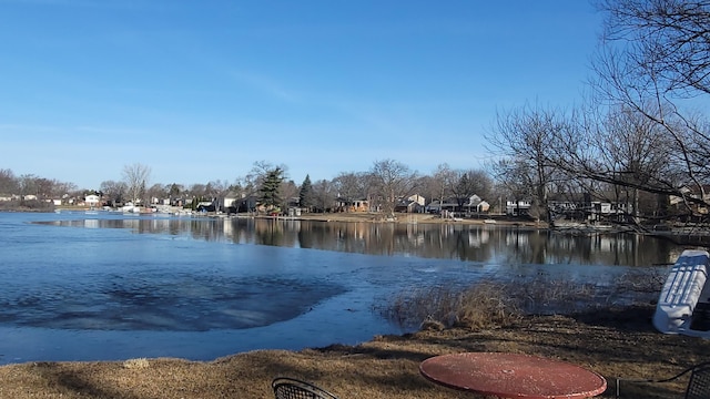 property view of water