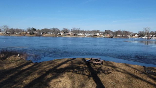 view of water feature