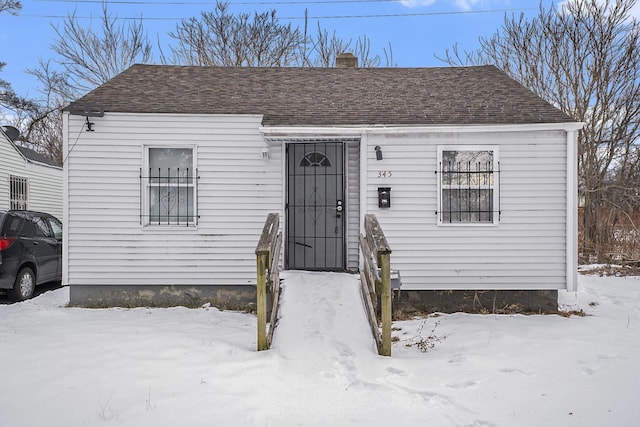 view of front of home