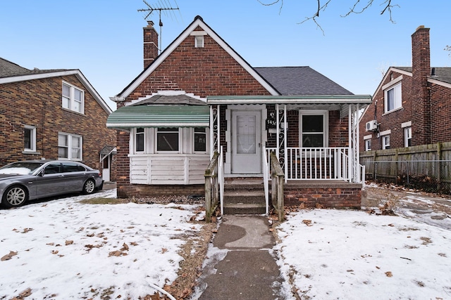 view of bungalow