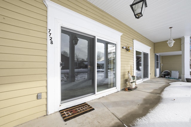 view of patio / terrace featuring covered porch