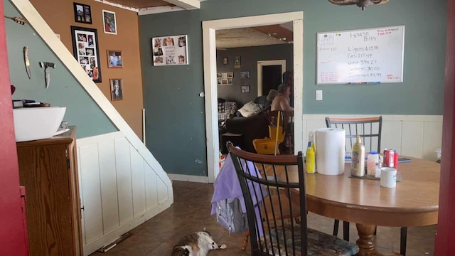 view of dining room