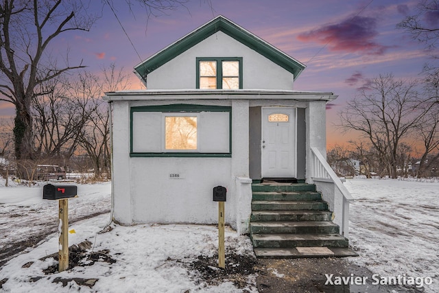 view of front of home