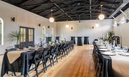 dining area with hardwood / wood-style floors