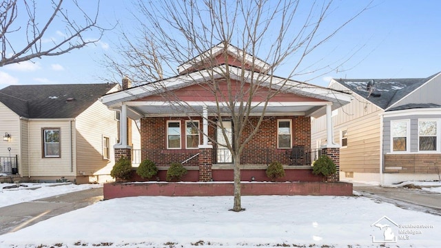 view of bungalow-style house