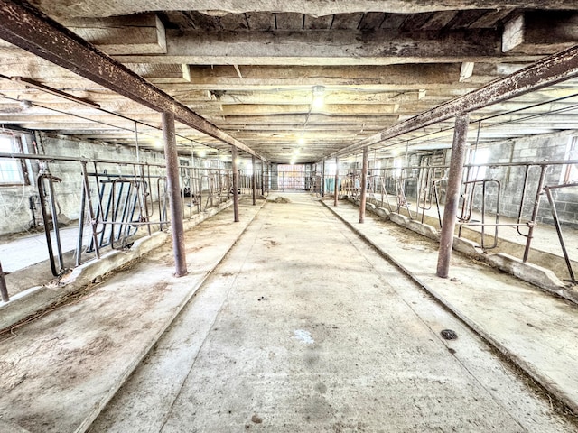 view of horse barn