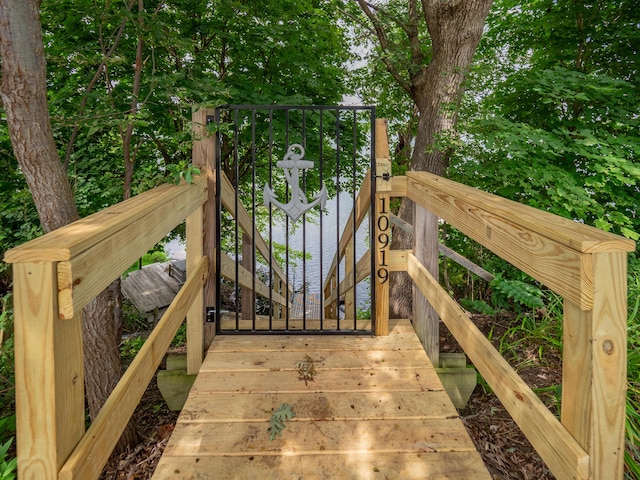 view of deck