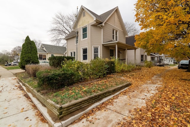 view of side of property