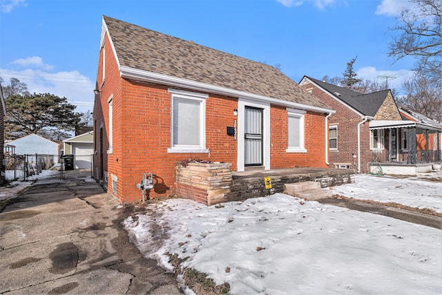 view of front of home