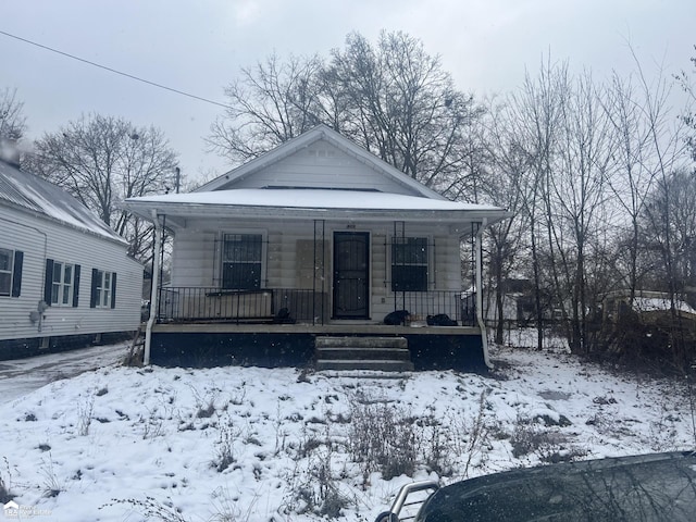 bungalow with covered porch