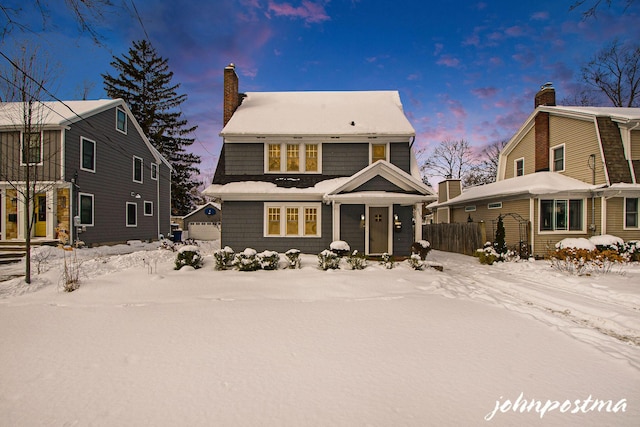 view of front of home