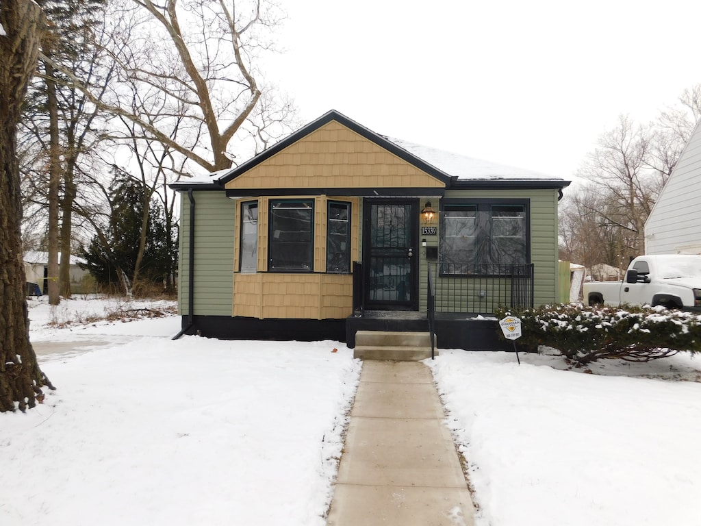 view of bungalow-style house