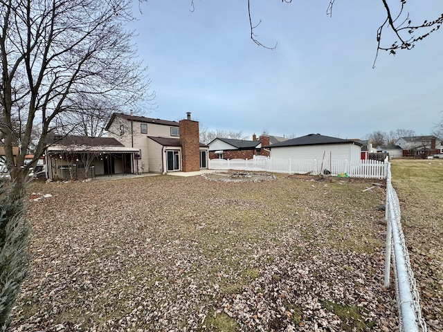 view of back of property