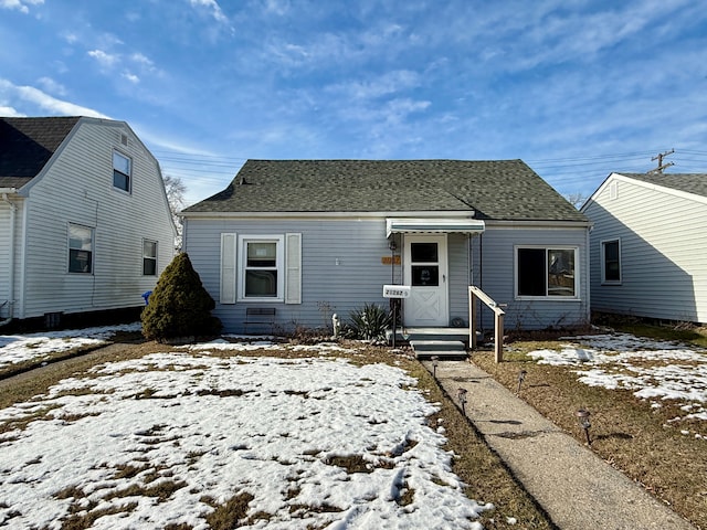 view of front of property