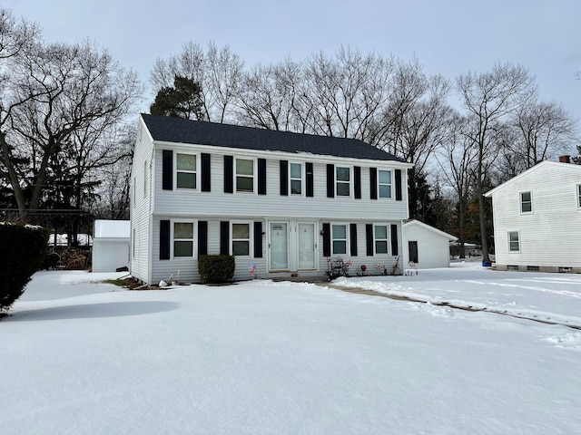 view of colonial inspired home