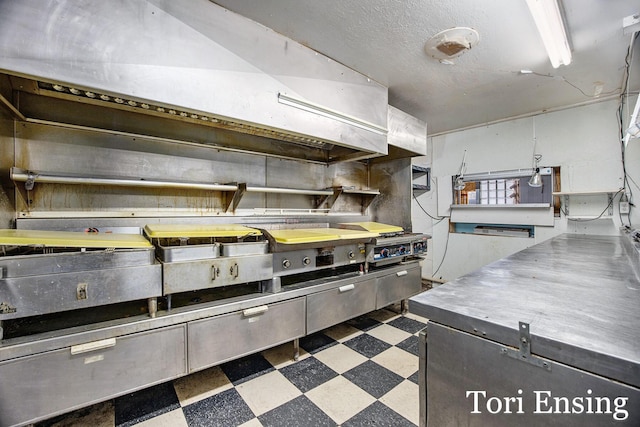 kitchen featuring stainless steel counters