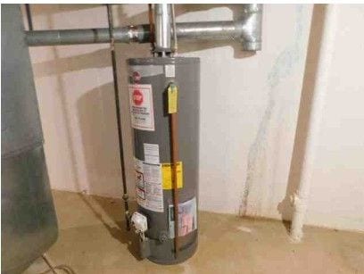 utilities featuring water heater