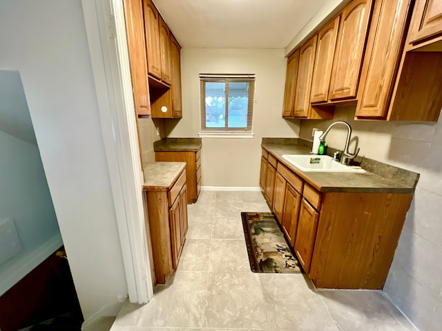 kitchen featuring sink