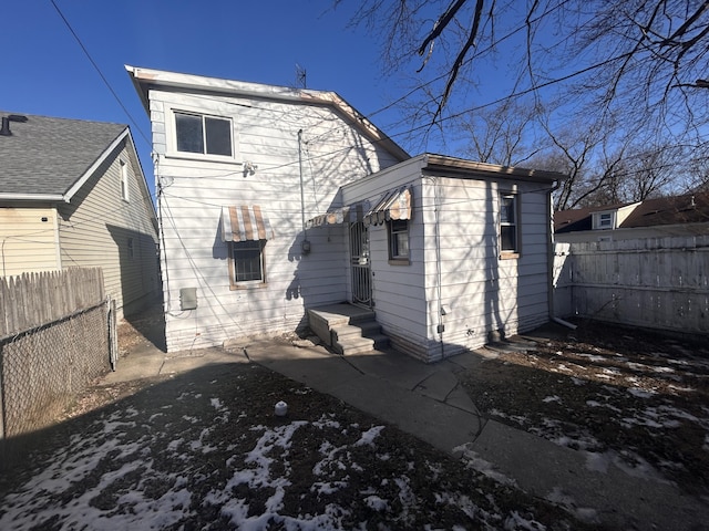 view of rear view of house