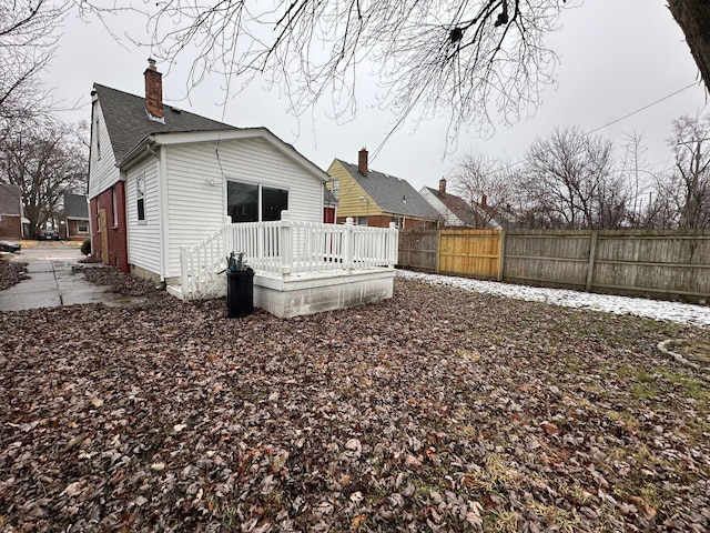 view of back of house