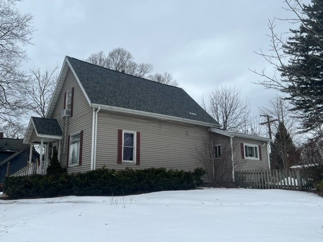 view of snowy exterior