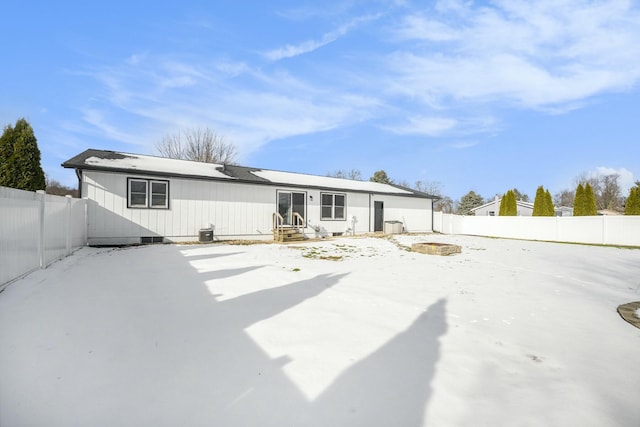 view of rear view of property