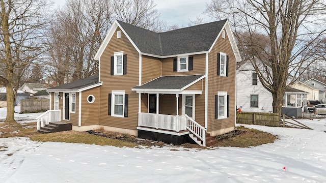 view of front of property