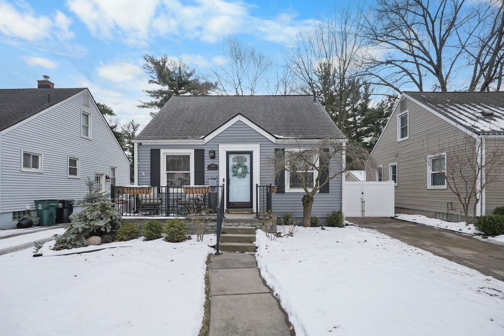 view of bungalow