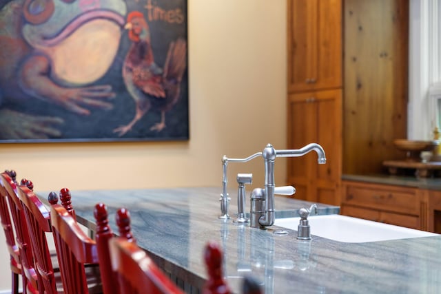 interior details featuring sink