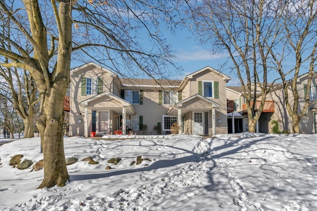 view of front of property