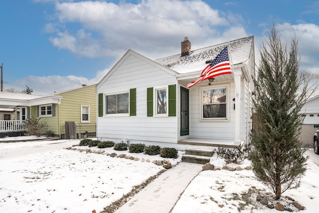 view of bungalow