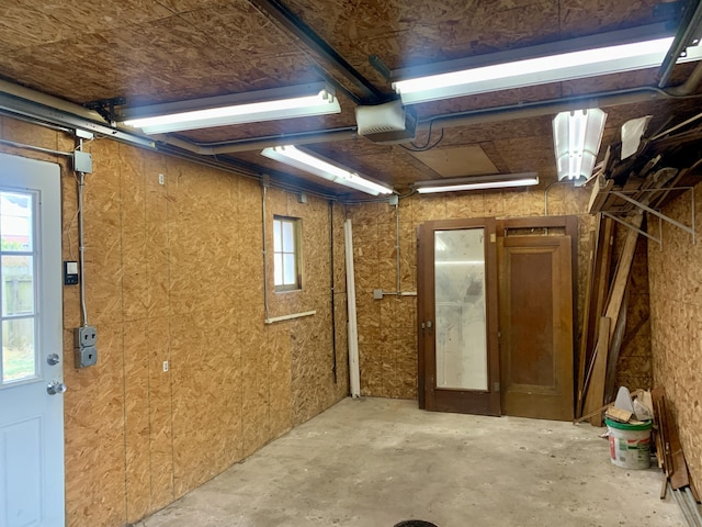 basement featuring a wealth of natural light