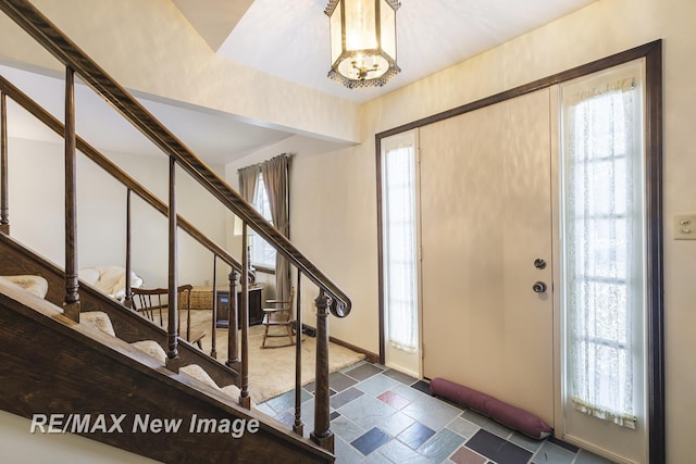 view of entrance foyer