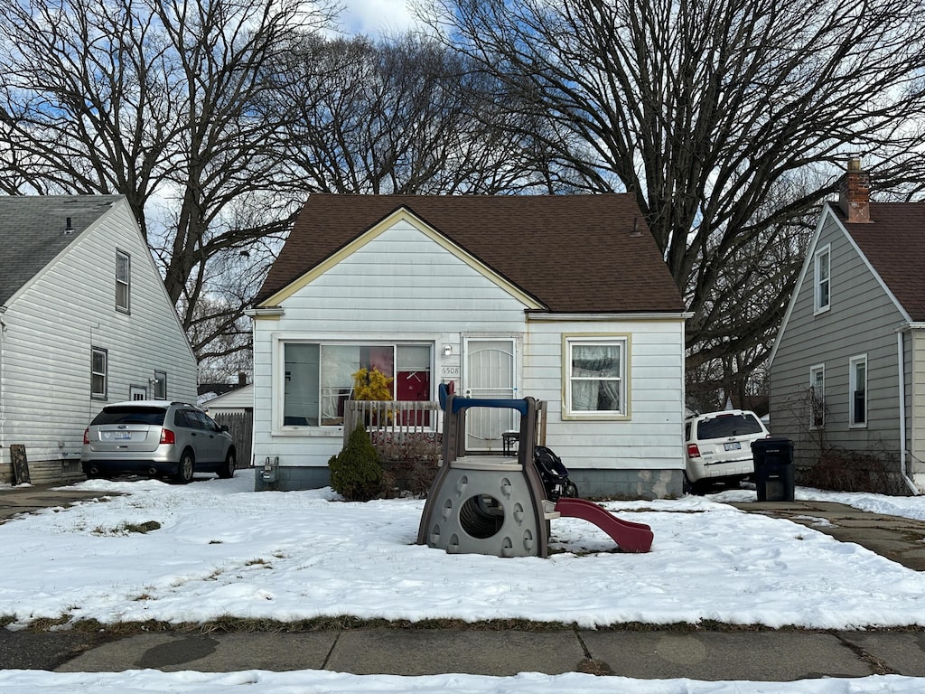 view of bungalow-style home