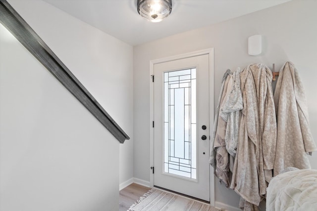 177 E Lowry, Brooklyn, MI 49230 - foyer entrance featuring light wood finished floors and baseboards