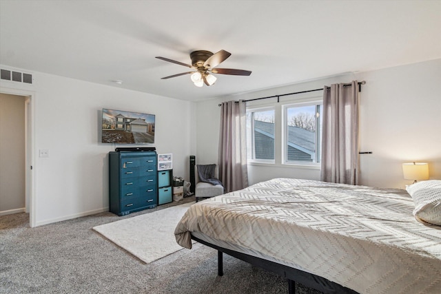 177 E Lowry, Brooklyn, MI 49230 - carpeted bedroom featuring a ceiling fan and baseboards