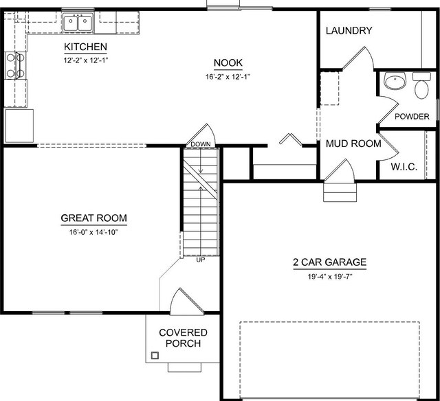 177 E Lowry, Brooklyn, MI 49230 - room layout
