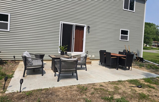 177 E Lowry, Brooklyn, MI 49230 - view of patio / terrace with an outdoor living space