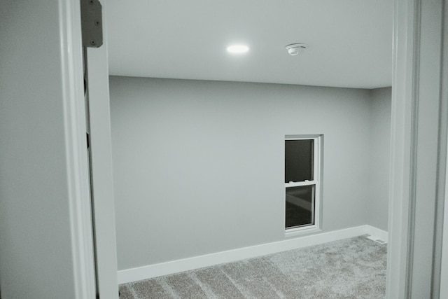 interior space with baseboards