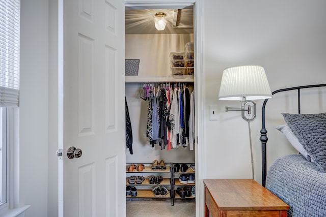 view of closet