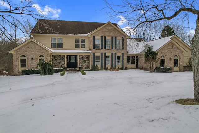 view of colonial inspired home