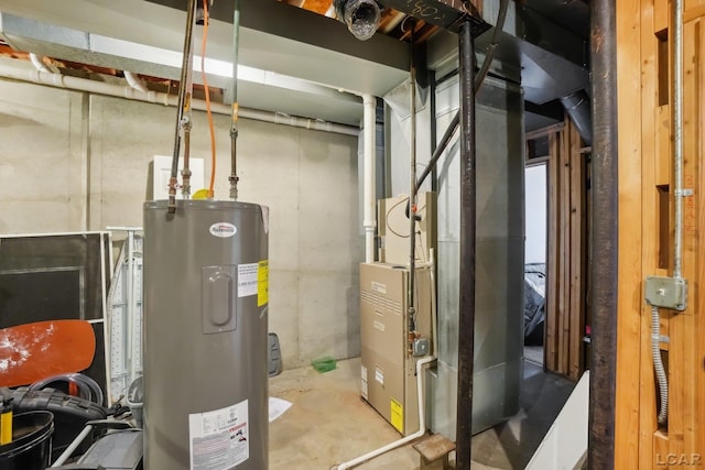 utilities with electric water heater