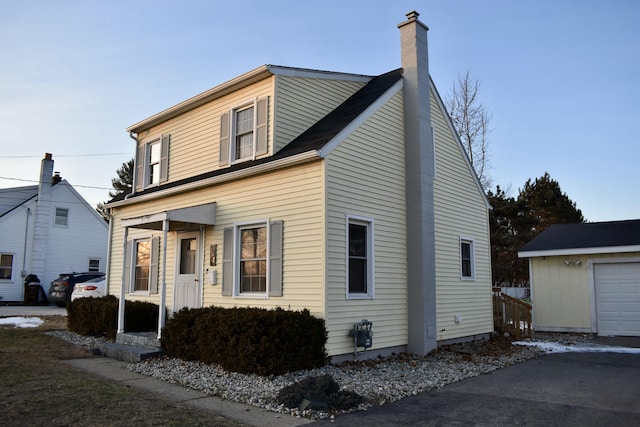 view of front of home