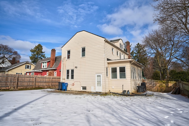 view of back of property