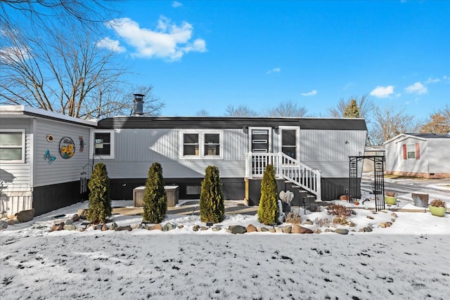 view of manufactured / mobile home